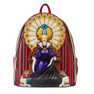 Snow White Evil Queen on the Throne Loungefly Backpack